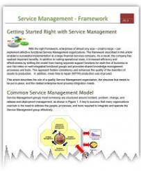 Service Management - Framework